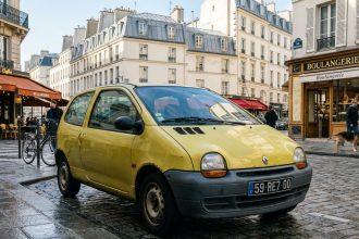 Twingo électrique à travers les générations avec design moderne